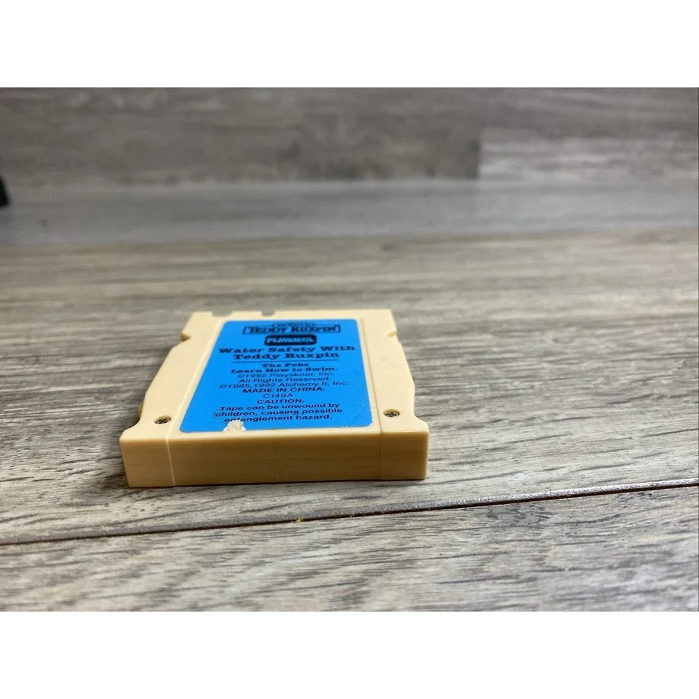 Teddy‎ Ruxpin square cassette tape cartridge - Water Safety with Teddy Ruxpin